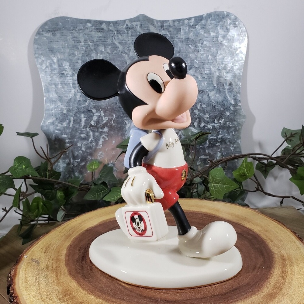 Lenox‎ Mouseketeer Days with Mickey Accented with 24 Karat Gold COA by Lenox VP